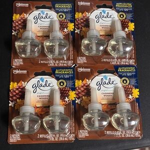 8 Cartridges: Glade Cashmere Woods Scented Refills!!!
